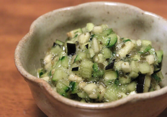 山形の夏の味・郷土料理「だし」